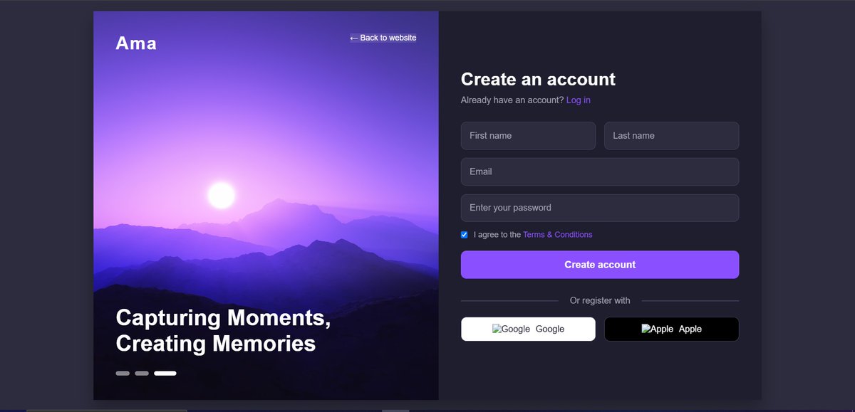 Project 2/10 — Login &amp; Registration Page.

Built this login &amp; signup interface using only HTML + CSS.
The fun part? When you click “Sign up”, the form rotates to reveal the registration side, all done with CSS transitions!

You can see the life demo here: amarachi-victoria.github.io/Login-And-Regi…