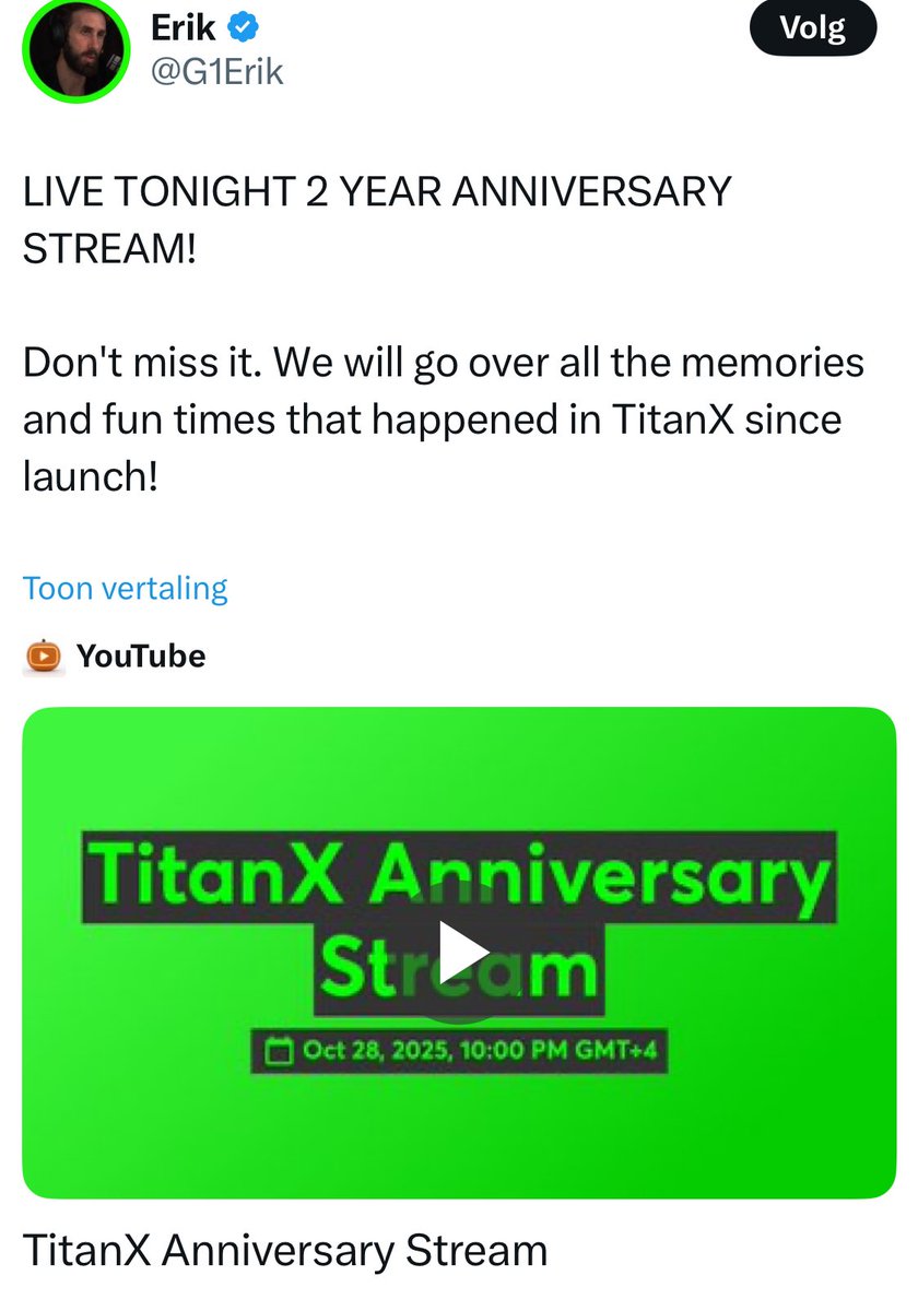 weaponheadsNFT's tweet image. 2nd anniversary UPDATE

-Super Shadowy dropped a contract on the blockchain
-Erik announced stream today
-@inkayknows next post is post 28.037
This is October 28th in numerology!

What else do we got so far?

#TitanX