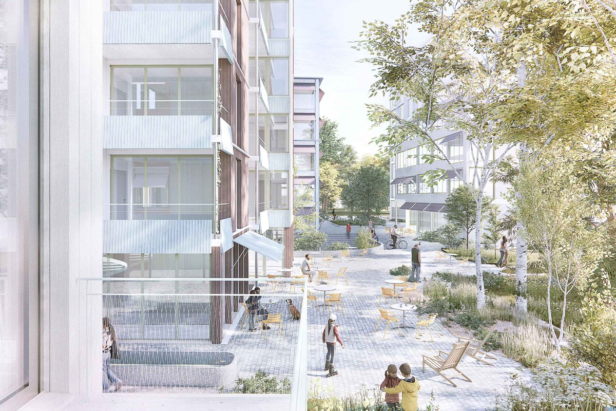 Das Beurteilungsgremium hat einstimmig die #Projektstudie «Stadtfeld» des Planungsteams #Stereo Architektur mit Céline #Baumann Landschaftsarchitektur zur Weiterbearbeitung des Areals «Bahnhof-/ St. Jakobstrasse» in #Pratteln empfohlen.
competitions.espazium.ch/de/wettbewerbe…