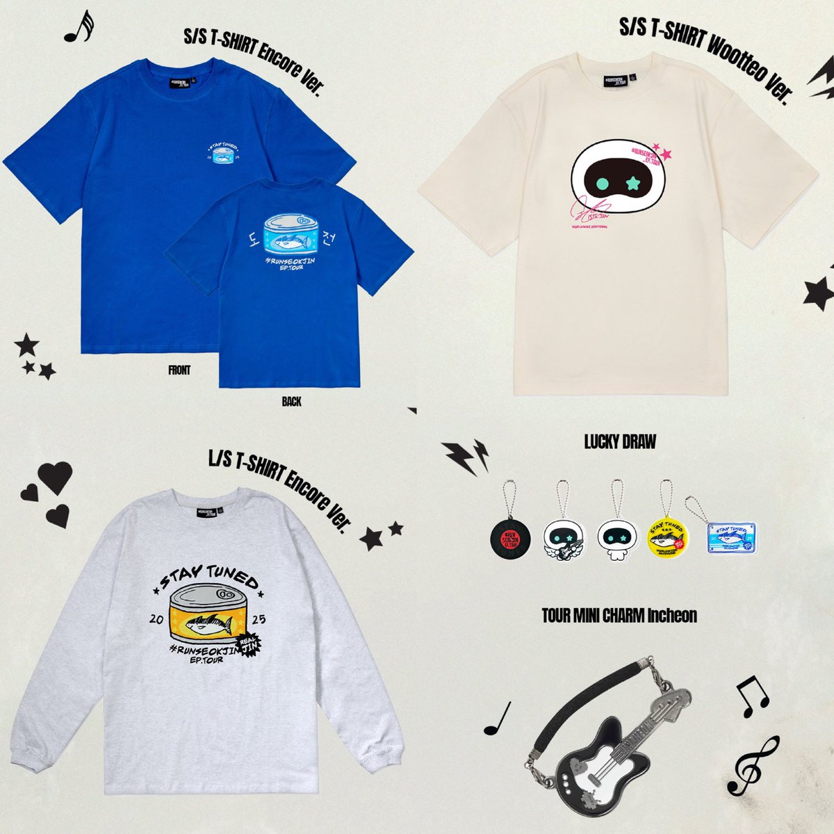 RUNSEOKJIN_EP.TOUR_ENCORE』ジンのアンコール公演の公式グッズが発売