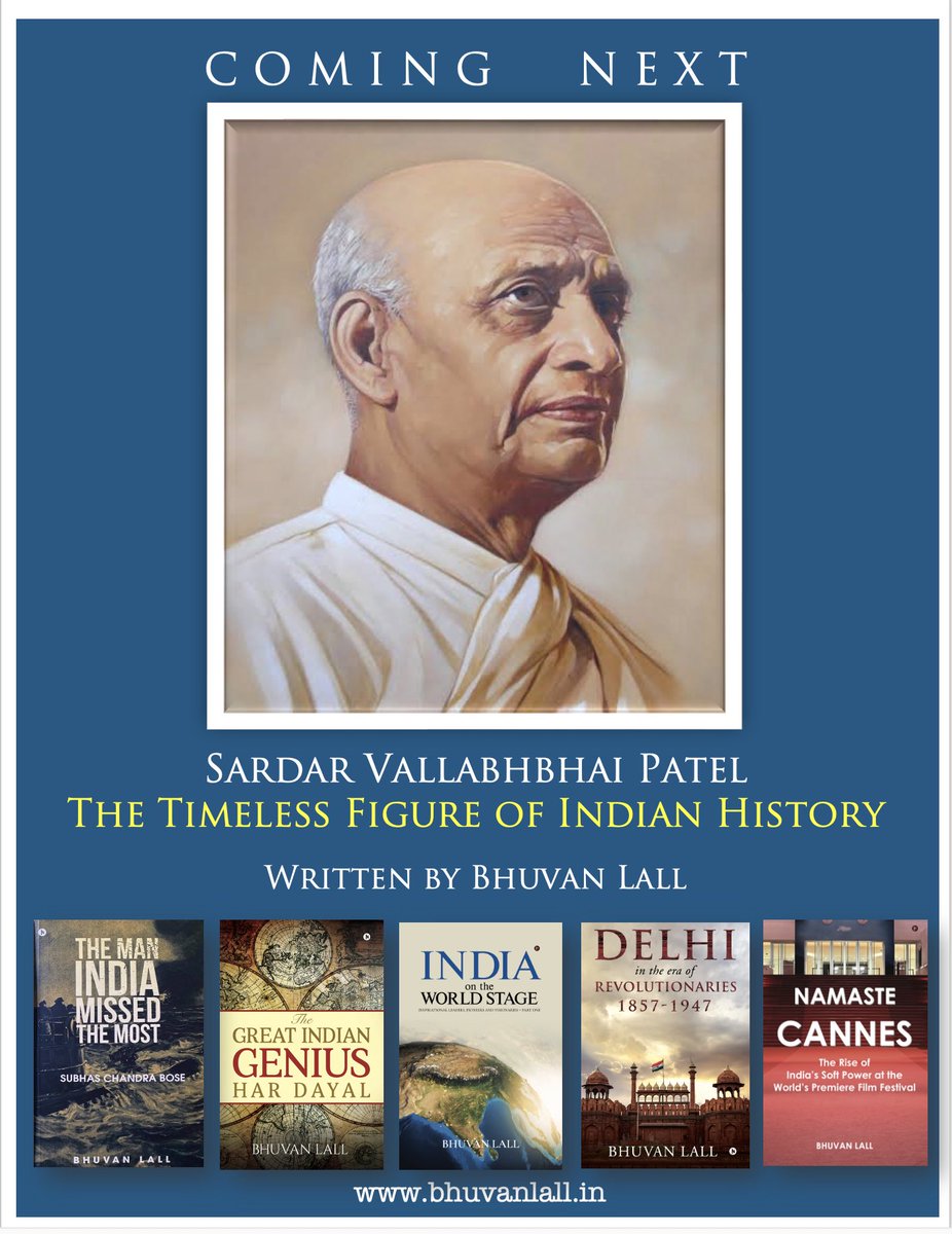 BhuvanLall's tweet image. Sardar Vallabhbhai Patel’s (31 October 1875 - 15 December 1950) life was filled with such triumphs that it astonishes us even decades later. His life story is an inspiring study of one of the greatest leaders the world has ever seen.

#Patel #SardarPatel #StatueOfUnity