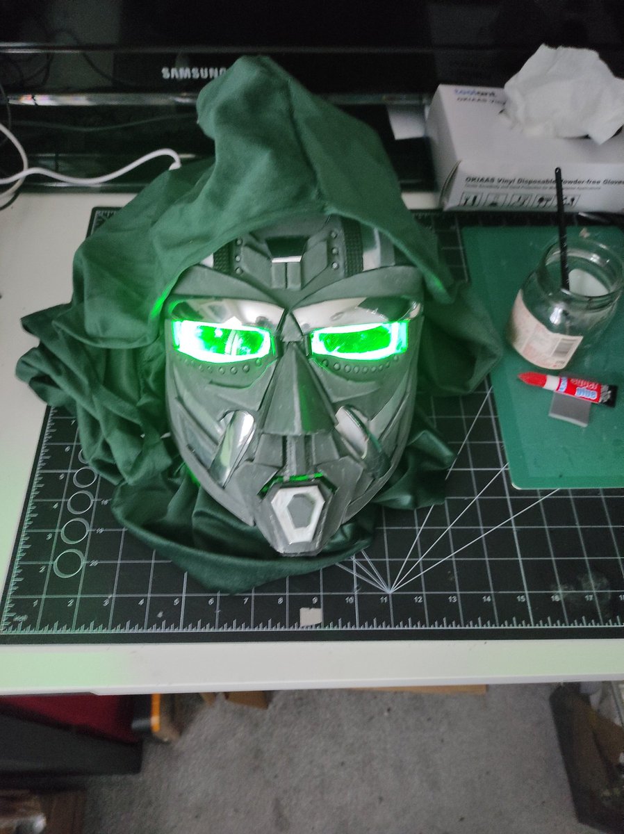 david4482's tweet photo. Costume WIP. Dr. Doom from marvel. https://t.co/fJDPpswetM