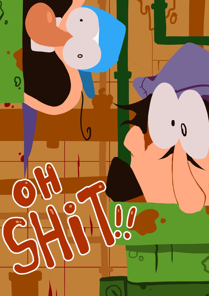 blw989723941531's tweet image. #pizzatower #pizzatowerart #pizzatowerfanart
Day8 Oh SHIT!!