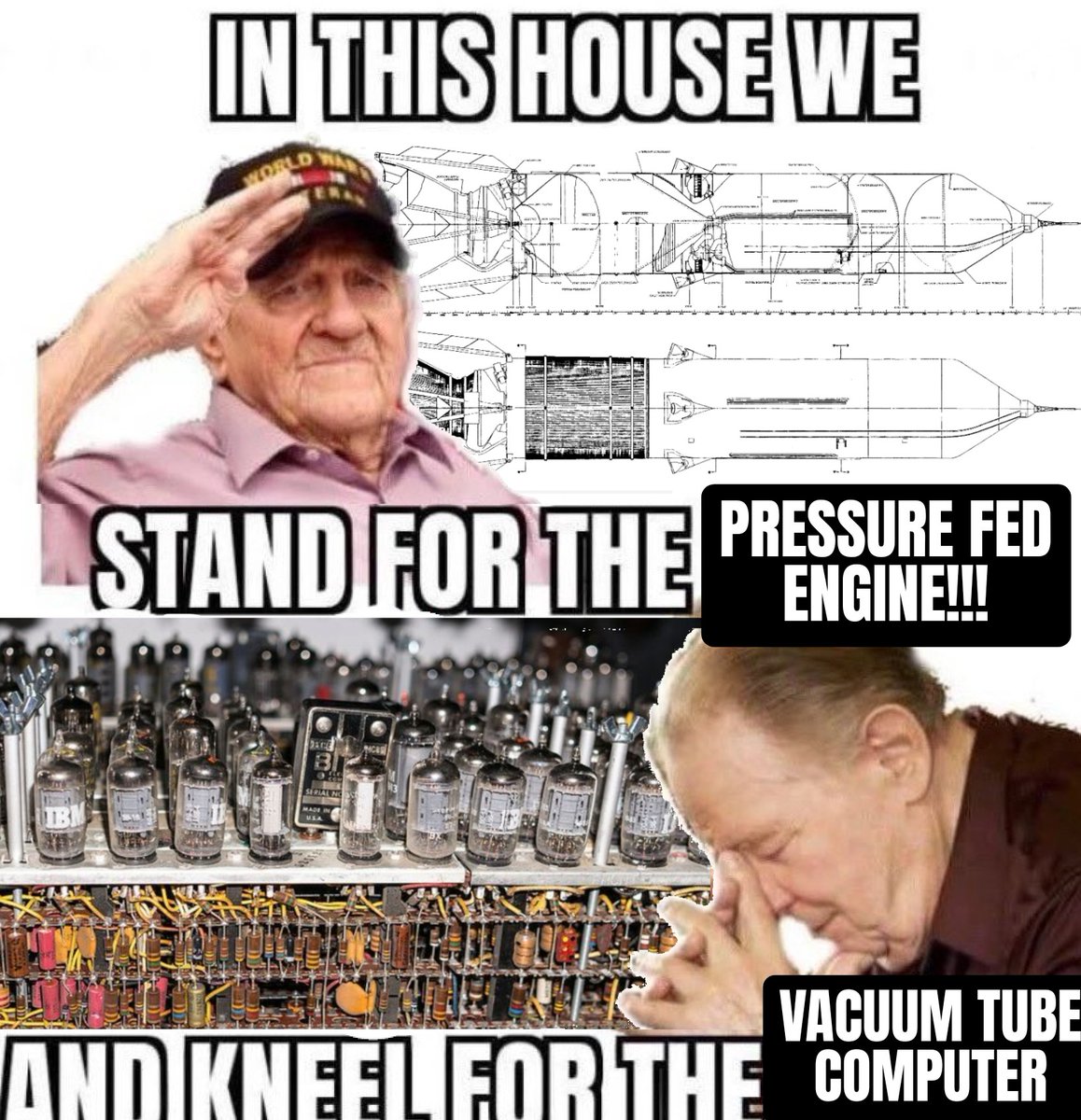 Turbopumps sound like someone woke Commie shit