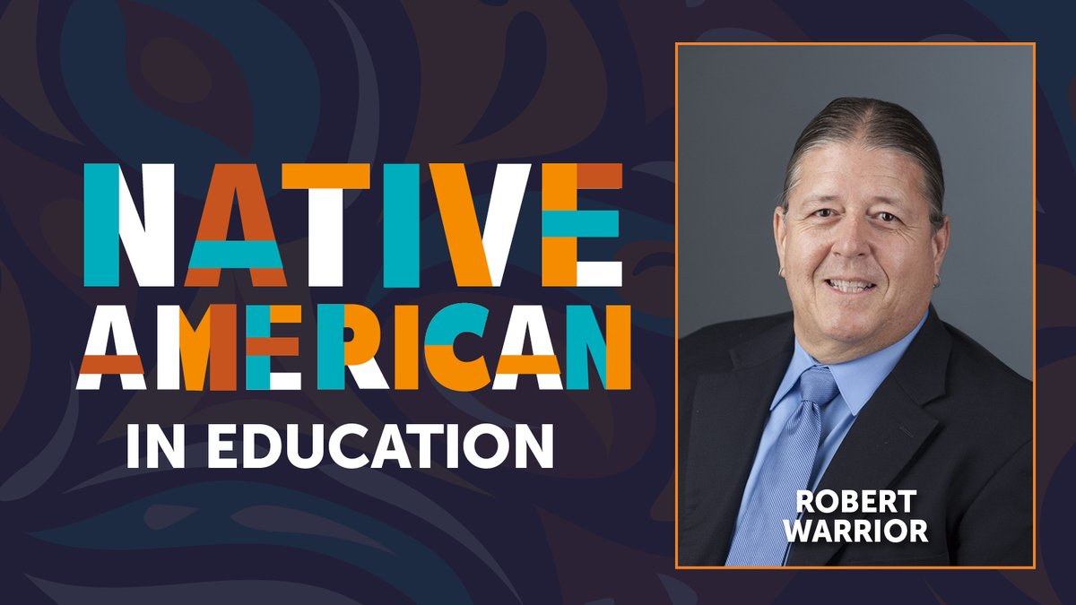 DSCNews's tweet image. Robert Warrior is a distinguished professor of American   Literature and Culture who publishes and co-authors Native American Literature, promoting American Indian Nationalism and the history of Indigenous North America. Read more: theasa.net/about/governan…  #K12 #NAHM #Educator
