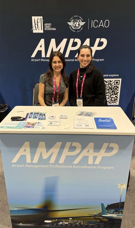 ACIWorld's tweet image. Live from the ACI World &amp;amp; ACI-NA Annual General Assembly, visit Booth 325 to meet the @AMPAP_IAP team and discover the Airport Management Professional Accreditation Programme.

@airportscouncil @PortsToronto @TorontoPearson

#ACIWorld