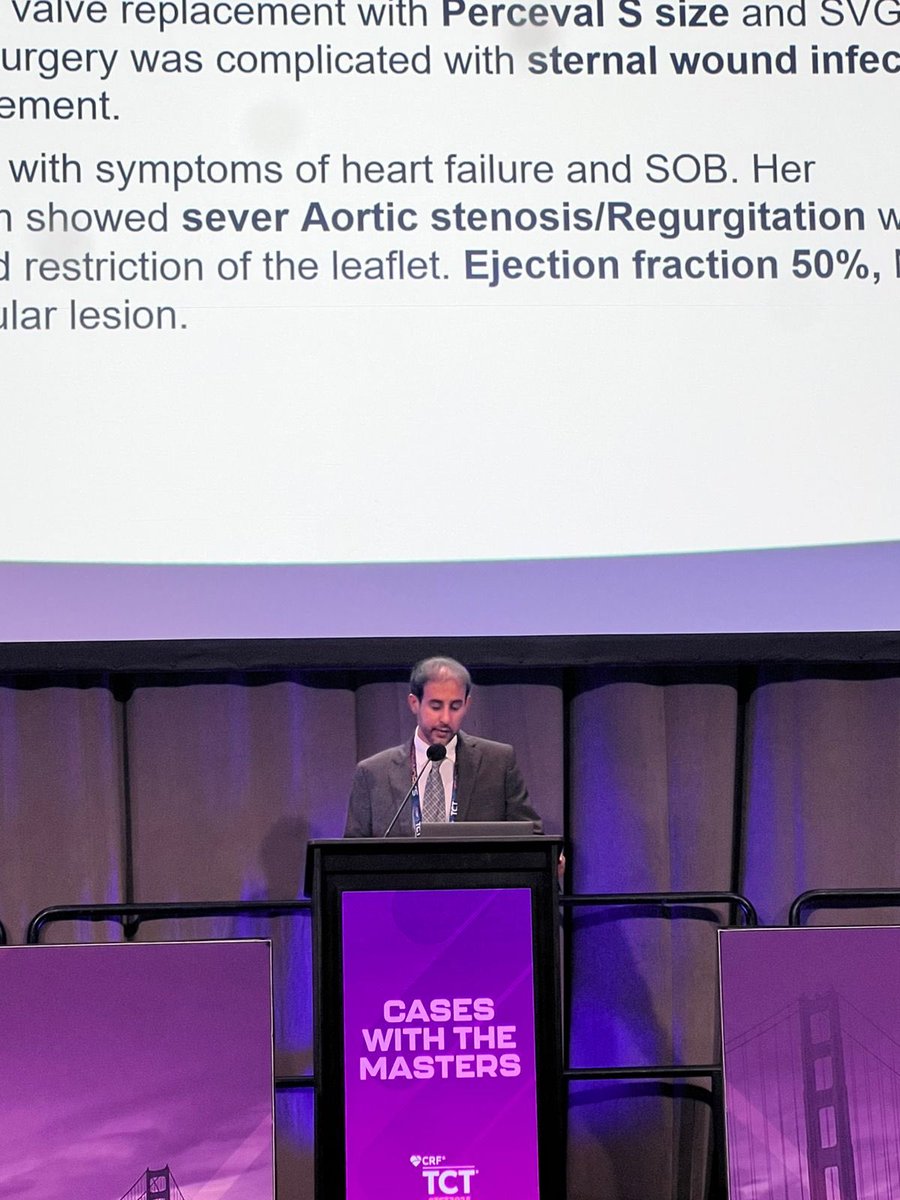 سعيد بالمشاركة في المؤتمر علاجات القلب بالقسطرة في سان فرانسيسكو بحالة قطع شرفة الصمام الأورطي عن طريق القسطرة وتعد من الحالات الصعبة والمعقدة من مركز الملك عبدالعزيز لأمراض القلب 
Happy to participate #TCT2025 in San Francisco with unicorn procedure when Basilica will fail at