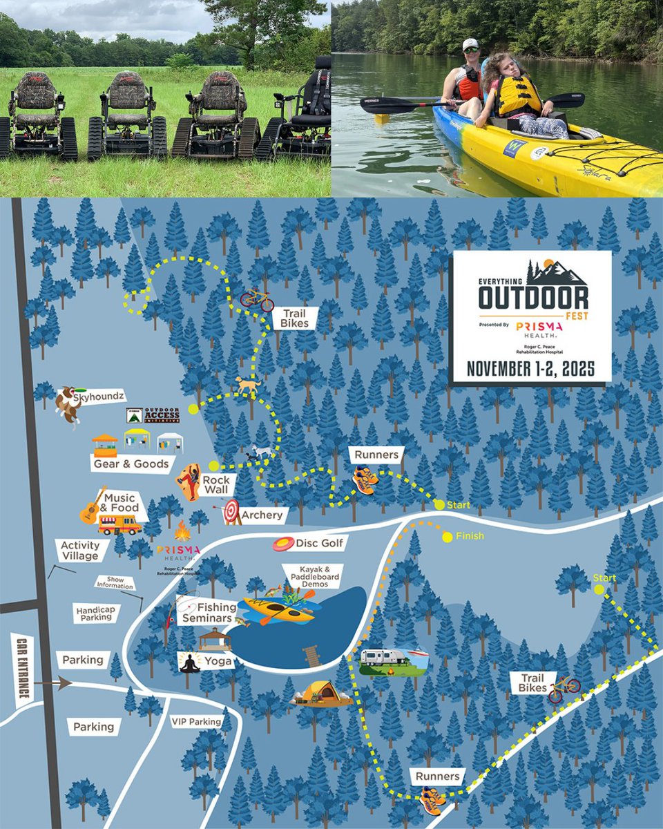 This weekend is Everything Outdoor Fest, a festival full of outdoor activities including many adaptive and accesible experiences.  Tickets are $12 per day for adults, $6 for kids (4-12), and free for kids 3 and under. For more information go to everythingoutdoorfest.com