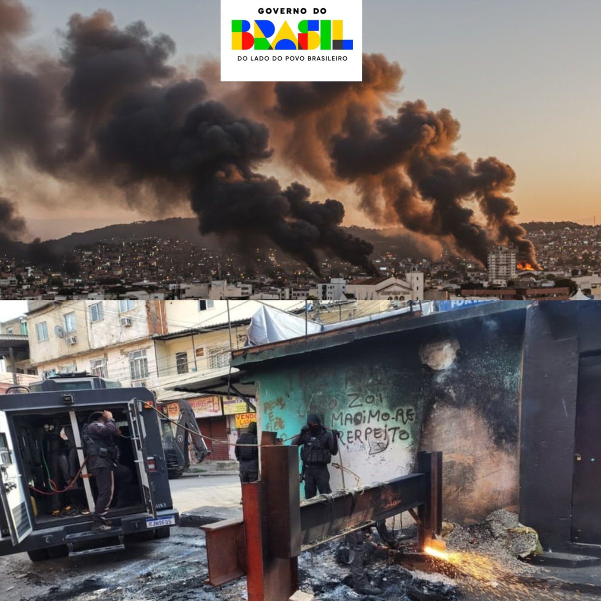 Delegado Paulo Bilynskyj (@paulobilynskyj1) on Twitter photo Rio de Janeiro, 28 de out. de 2025, Brasil soberano? Não, os territórios dominados pelo crime organizado deixaram de ser Brasil. Rio de Janeiro, 28 de out. de 2025, Brasil soberano? Não, os territórios dominados pelo crime organizado deixaram de ser Brasil.
