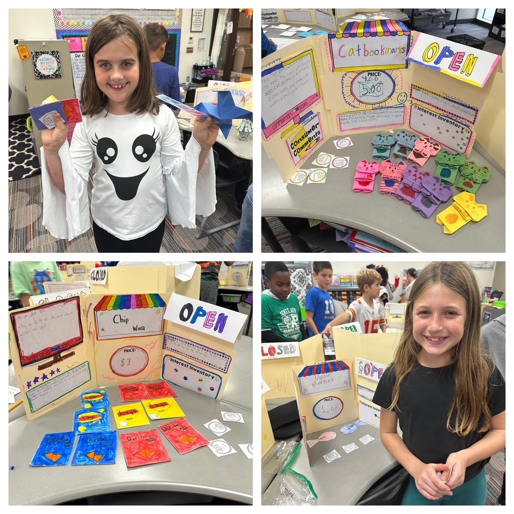 WES 4th graders became entrepreneurs this week! They created their own stores and products, learned about supply and demand to set prices, and even shopped as consumers in their classmates’ stores. A hands-on lesson in economics and creativity!