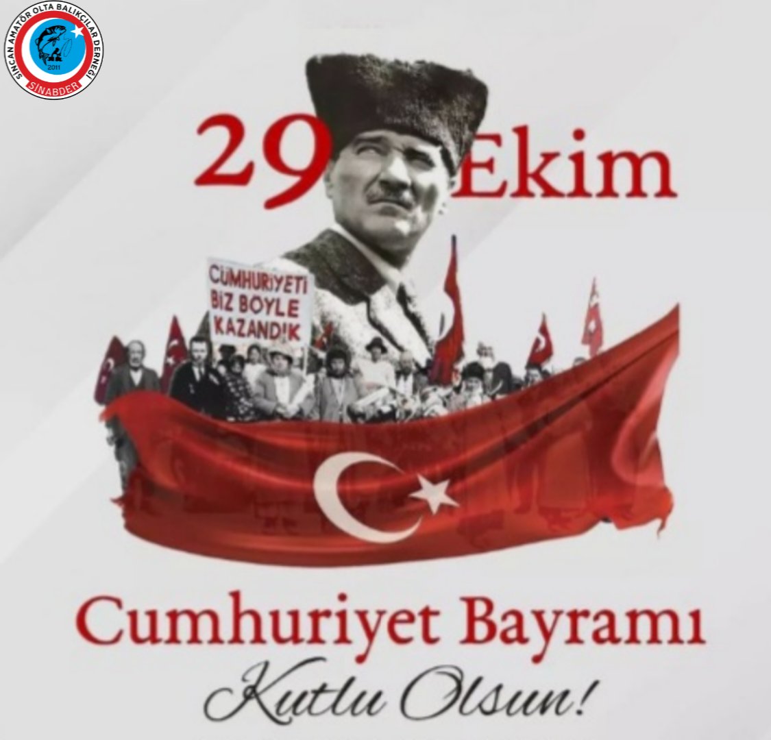 29 EKİM CUMHURİYET BAYRAMIMIZ KUTLU OLSUN
Türkiye Cumhuriyetinin 102.Yılını büyük bir gurur, çoşku ve minnetle kutluyoruz. 
Cumhuriyetimizin kurucusu Gazi Mustafa Kemal Atatürk'ü, kahraman şehitlerimizi ve gazilerimizi minnet ve saygıyla anıyoruz.
SİNABDER Yönetim Kurulu