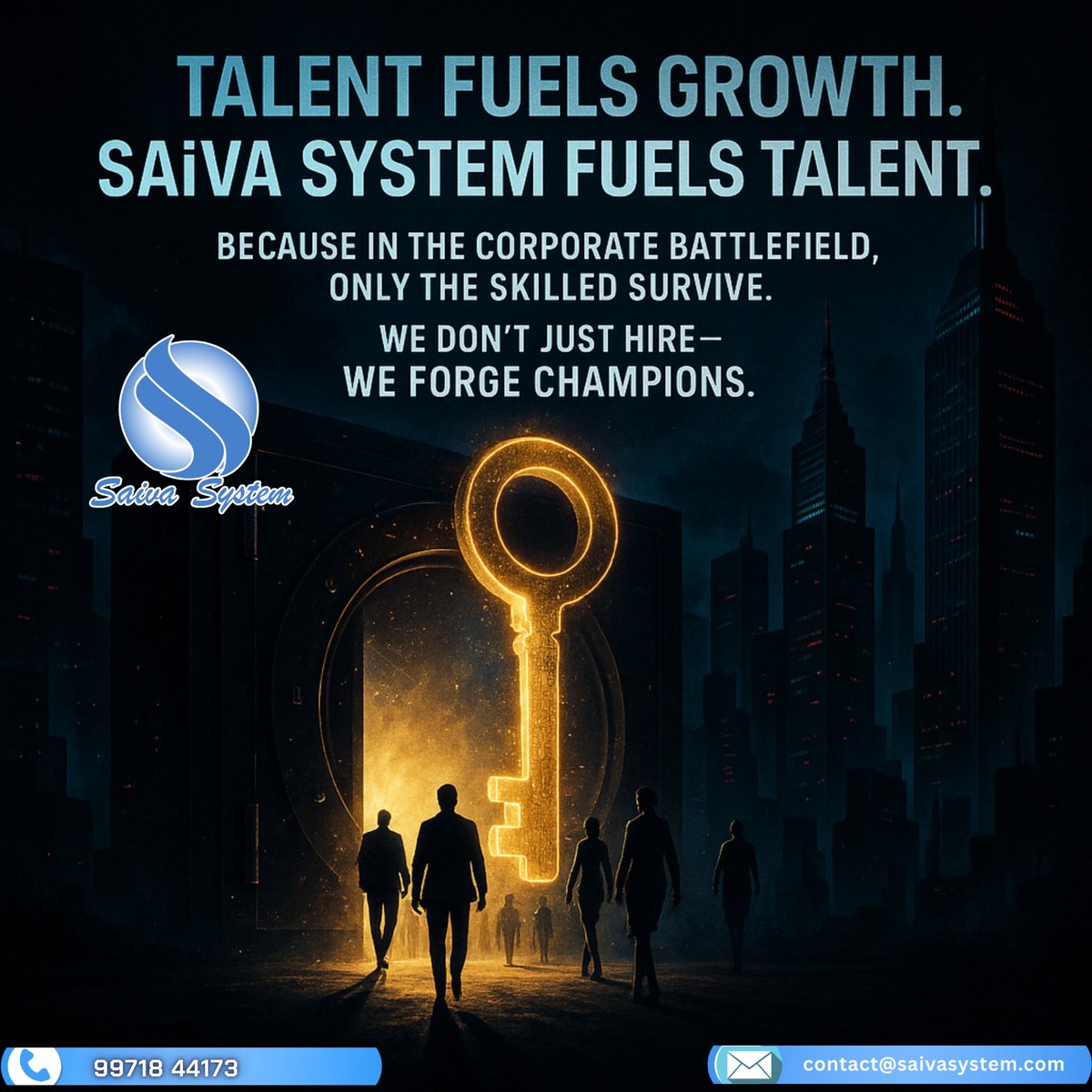 saivasystem's tweet image. &quot;At Saiva System, We Don’t Just Hire — We Forge Champions!&quot;

#SaivaSystem #TalentFuelsGrowth #CorporateChampions #BigDataExperts #HiringSolutions #TechTalent #CareerGrowth #RecruitmentExperts #WeForgeChampions #SkillDrivenSuccess #JobOpportunities #InnovationInRecruiting
