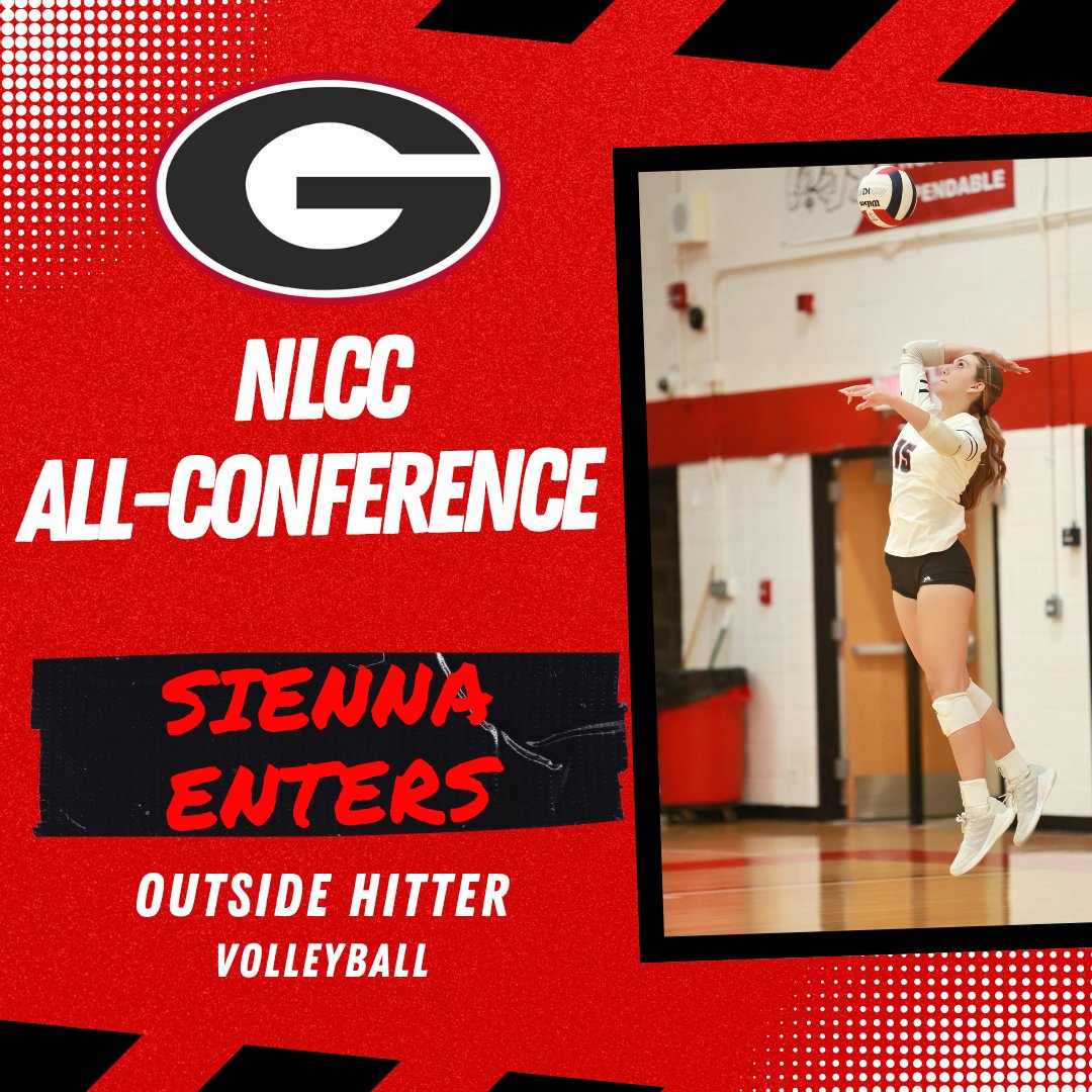 GCHSBulldogs's tweet photo. 🚨 ALL-CONFERENCE 🚨

Congrats to sophomore Sienna Enters on being selected to the NLCC All-Conference volleyball team. 

Nice work, Sienna!

#GoBulldogs https://t.co/yFTTjvzQek