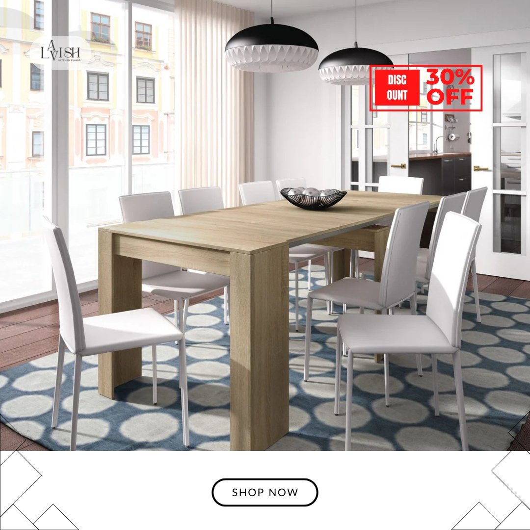 lavish_kitchen's tweet image. Our table for every occasion is ON SALE! 🎉 The Oak Effect Extending Dining Table goes from cozy 51cm to a huge 227cm for all your gatherings. Small space? No problem! 

#ExtendingTable #DiningTable  #FurnitureFlip #SaleAlert #Preblackfridaysale  #patlama