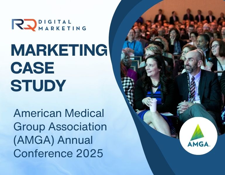 RQSocial's tweet image. Discover how the American Medical Group Association (AMGA) amplified its conference visibility &amp;amp; strengthened executive engagement with the RQ Digital Marketing. 

Read the full story here: hubs.li/Q03PXgkR0

#RhythmQ #CaseStudy #ConferenceSuccess #AMGA