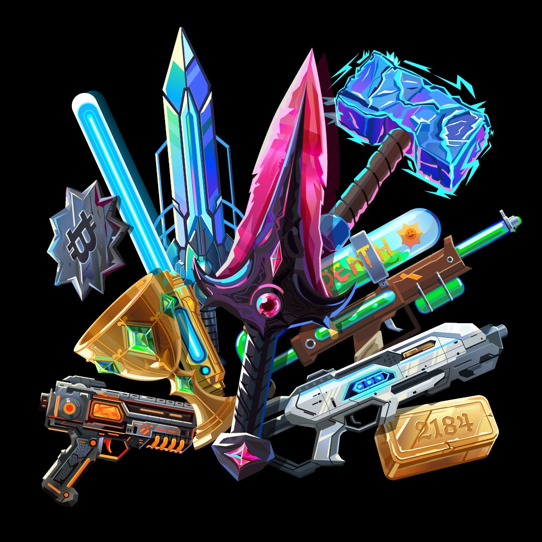 I just got the original designs of all 2184 weapons😍

I’ll be dropping a run of high-res 2184 weapon shots and share some textures, engravings, and story cues you rarely see.

Would you tell me which weapon you want to see first!

#2184Game #GGUSD #Web3Gaming 
<a href="/2184Official/">2184 | Game by FSL</a>