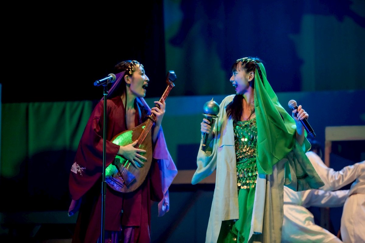 すごく頼りになる、優しくて美人さんなお姉ちゃん！
稽古中からずっとお世話になっておりました🙇‍♀️
ありがとうございました！！
今後とも宜しくお願いします！

#ヒルコの戻り舟