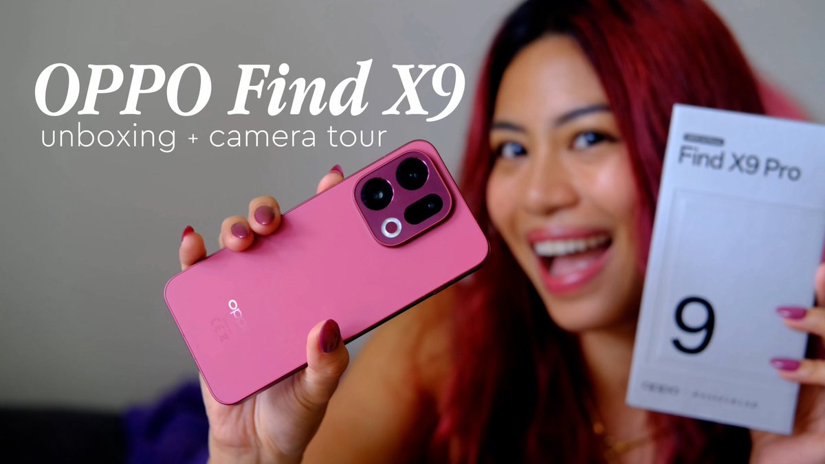 We don’t only get a Find X9 Pro, we also get an #OPPOFindx9! 

WATCH: youtu.be/kZO_205uVzE?si…