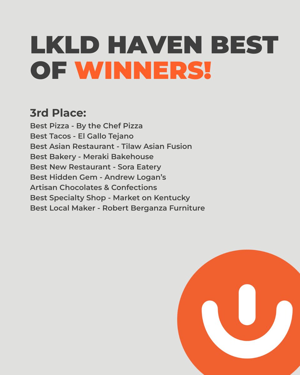 We’re so proud to see so many current and launched Catapult members and local favorites featured in LKLD Haven’s Best Of issue! 🌟 

Check out the full list of winners here➡️hubs.la/Q03Qw8070