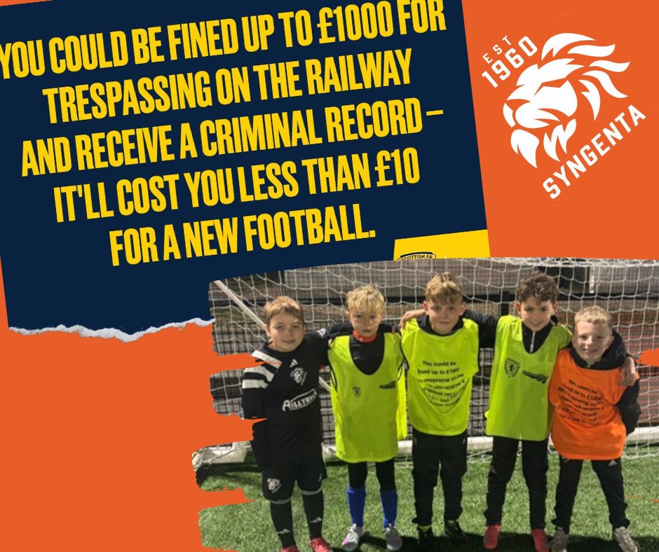 Our 2016 Grange Team are continuing their learning journey with <a href="/NetworkRailSCOT/">Network Rail Scotland</a> 

This roll out of electrification across their network brings hazardous live electricity to railway lines ⚠️ 

Sharing these messages across all our age groups raise awareness and save lives.