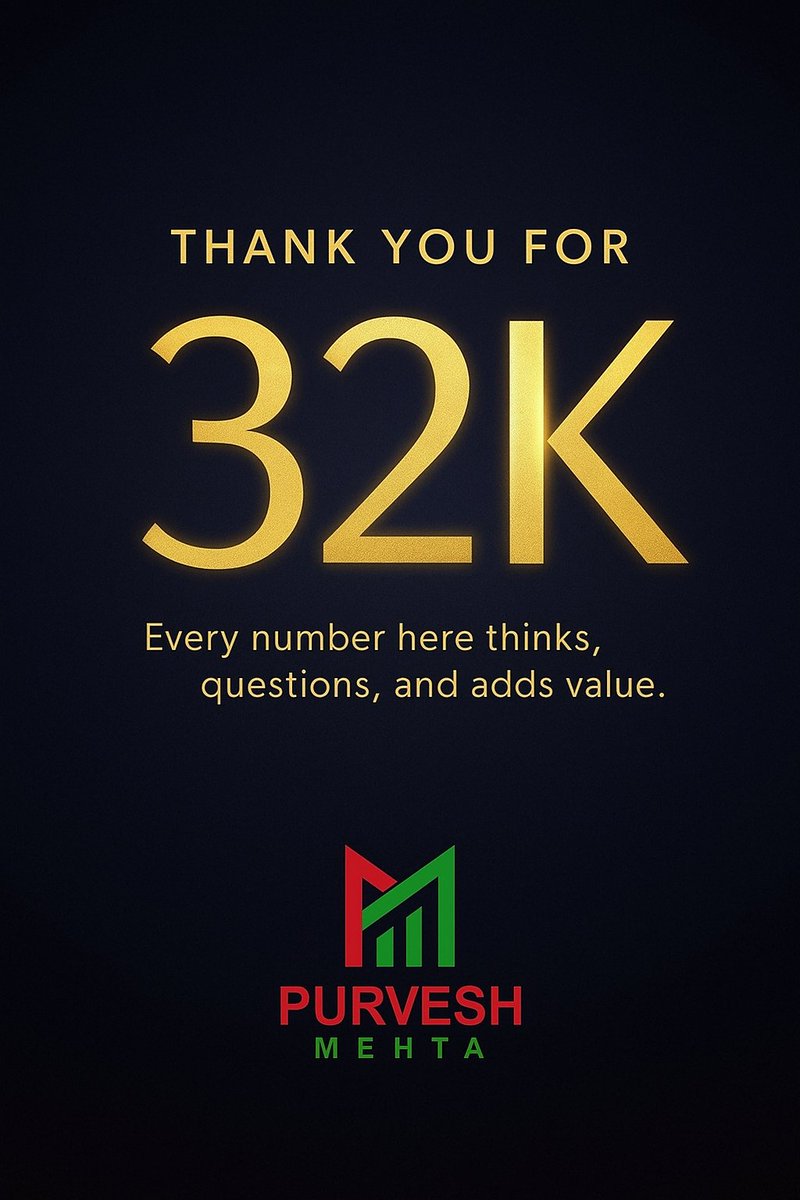 TA_Purvesh's tweet photo. 32,000 minds.
1 voice.
Countless conversations that shaped better perspectives.

Thank you for being part of this journey -
Real, raw, and relentlessly curious.

#32KStrong 🚀

—Aapka apna Purvesh Mehta 🙏 https://t.co/ZRGaSof4ZW