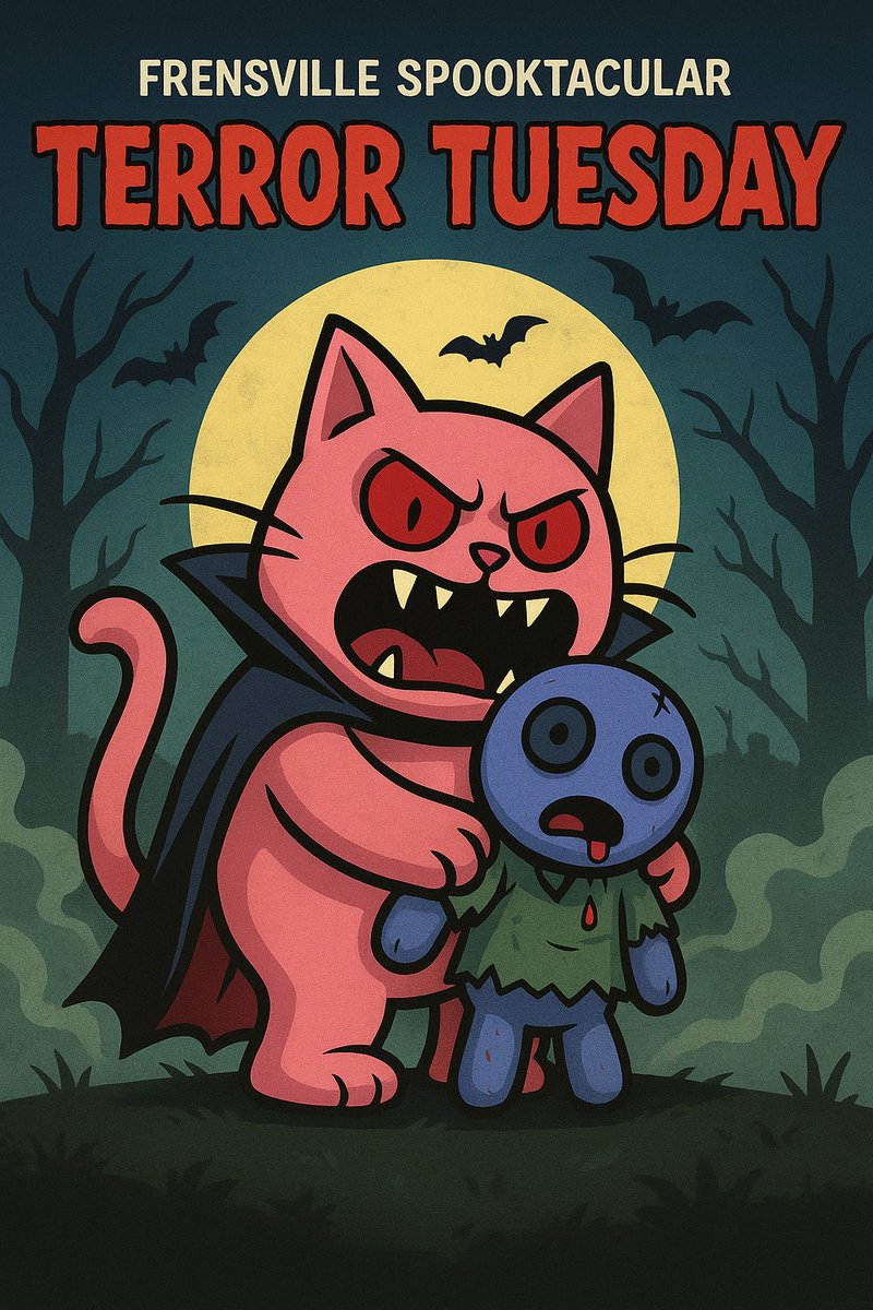 Frensville Spooktacular: Terror Tuesday😱

Make your NFT truly terrifying — fangs, gore, or full-on fright!🧛🏻🩸

Use ChatGPT to dream up a haunted Halloween look for your Fren.

<a href="/meetnippy/">We Are Frens</a> 

Share your best looks⬇️