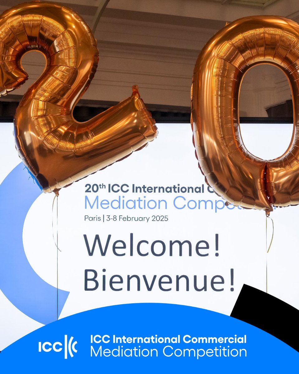 🎉 #ThrowbackTuesday to the 20th Anniversary Edition of the ICC Mediation Competition!

🔗 Read more about the 2025 winners and highlights here: iccwbo.org/news-publicati…