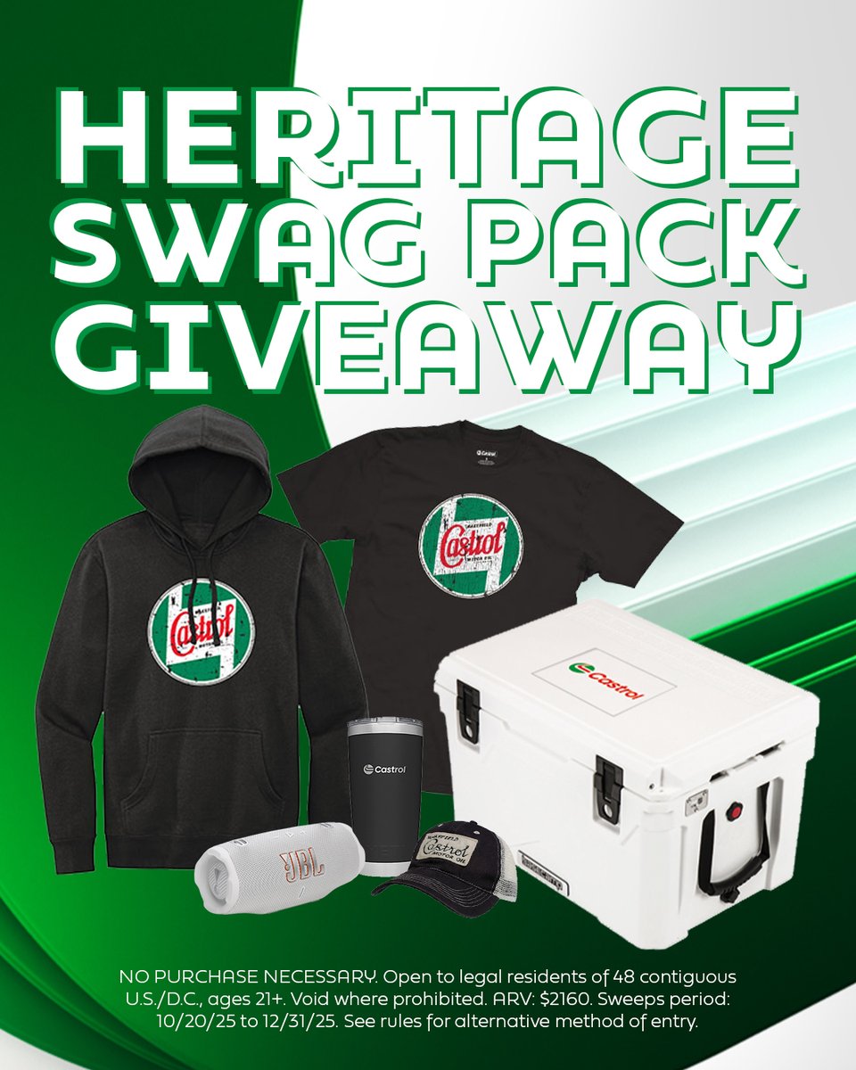 Our heritage runs deeper than motor oil, shaped by the stories of the open road. Sign up for our newsletter and don’t miss your chance to win the swag pack. bit.ly/3JtBwiq