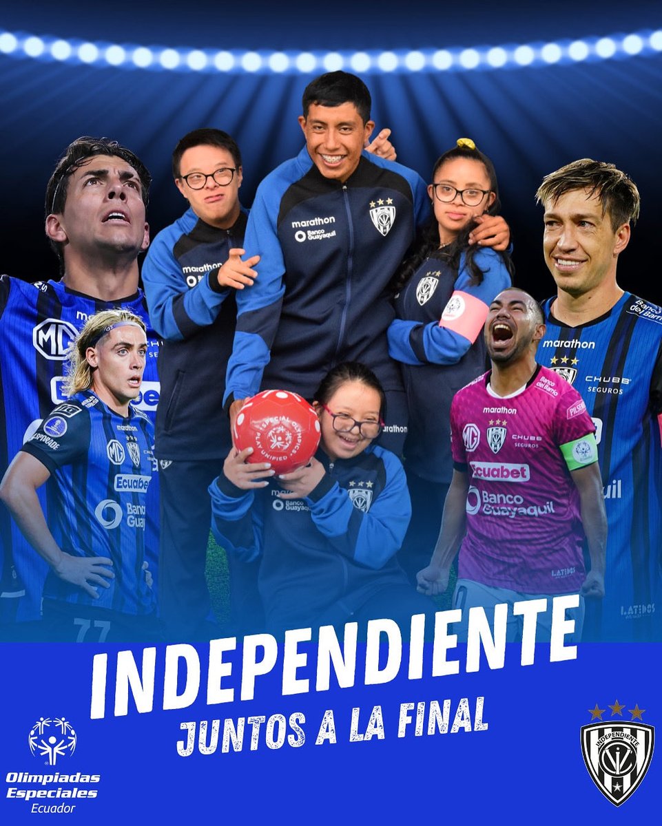 Juntos a nuestro equipo embajador <a href="/IDV_EC/">Independiente del Valle</a> por escribir una nueva historia en el fútbol ecuatoriano y llegar a una final.
👏👏💪🏽⚽️🇪🇨🔵⚫️