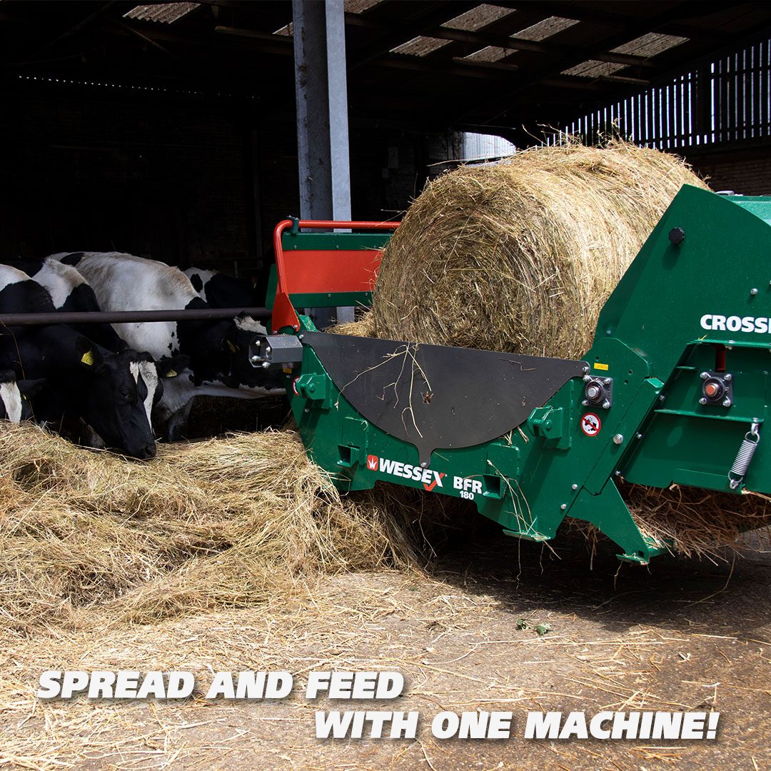 WessexIntl's tweet photo. Tired of dusty, time-consuming bedding? 🌾🐄
The BFR Crossfire spreads straw in its baled length — fast, clean, and effortless. 🚜
Less waste, less hassle, more time for what matters.
Want to see it in action? Book a demo today! 📲
#balefeeder #bedder #spreader https://t.co/hMHnz72sGB