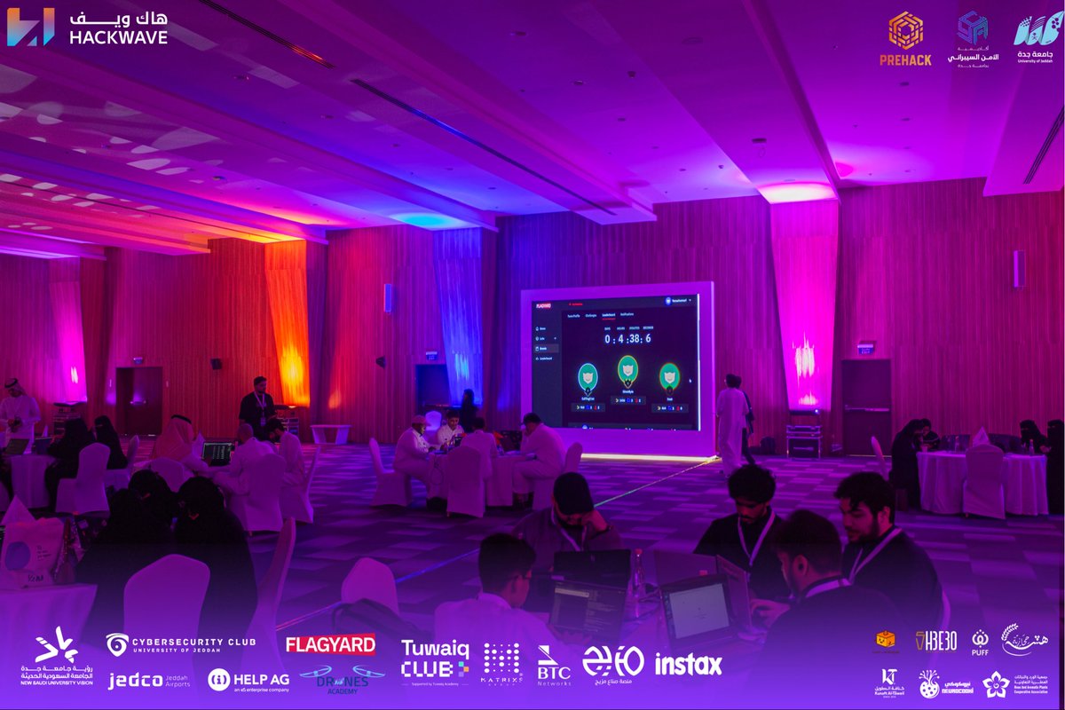 Pre_Hack1's tweet image. ضمن فعاليات ملتقى الأمن السيبراني يوم الأحد إنطلقت مسابقة الـCTF بتنظيم PreHack, وشهدت مشاركة نخبة من المواهب الوطنية في الأمن السيبراني، حيث عاش المشاركون تجربة تحاكي بيئات الإختراق الواقعية في سباق يجمع المهارة والتحليل ورفع الاعلام

#جامعة_جدة   #CYCLUB_UJ #Hackwave25 #PreHack