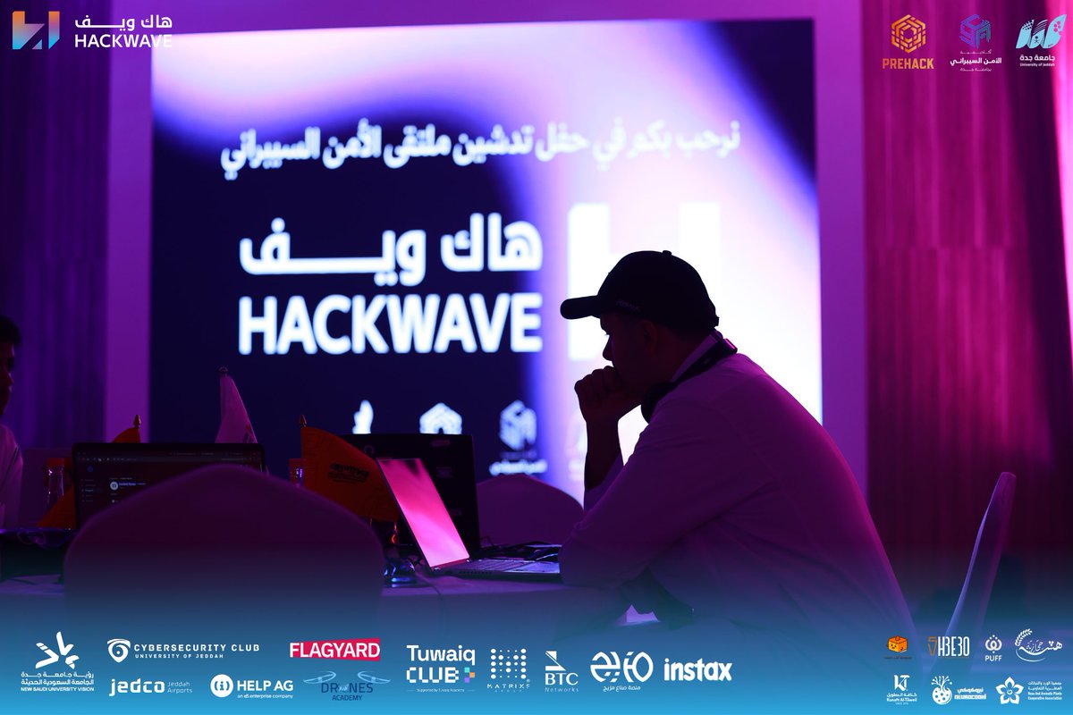 Pre_Hack1's tweet image. ضمن فعاليات ملتقى الأمن السيبراني يوم الأحد إنطلقت مسابقة الـCTF بتنظيم PreHack, وشهدت مشاركة نخبة من المواهب الوطنية في الأمن السيبراني، حيث عاش المشاركون تجربة تحاكي بيئات الإختراق الواقعية في سباق يجمع المهارة والتحليل ورفع الاعلام

#جامعة_جدة   #CYCLUB_UJ #Hackwave25 #PreHack