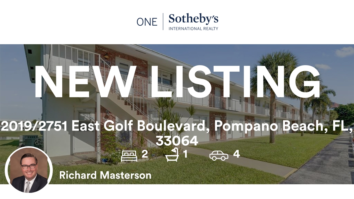 richmastersonFL's tweet image. 🛌 2 🛀 1 🚘 4
📍 2019/2751 East Golf Boulevard, Pompano Beach, FL, 33064

My latest listing on RateMyAgent.
BROKER 496541
rma.reviews/zrku5upxeqfh

...
#ratemyagent #realestate #ONE_SOTHEBYS_INTL_REALTY