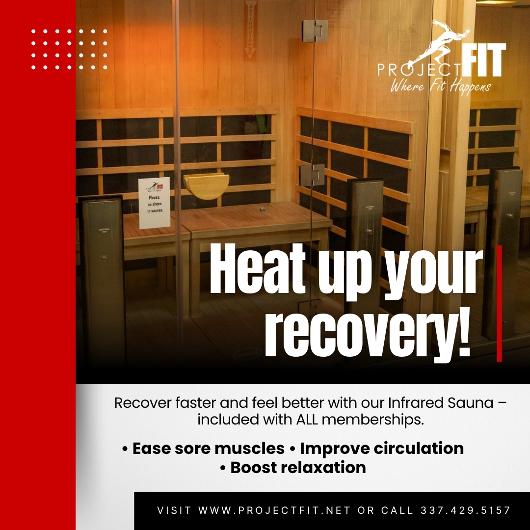 ProjectFit_LC's tweet image. Heat up your recovery! 

Ease sore muscles, improve circulation, and boost relaxation in our Infrared Sauna is included with ALL memberships.