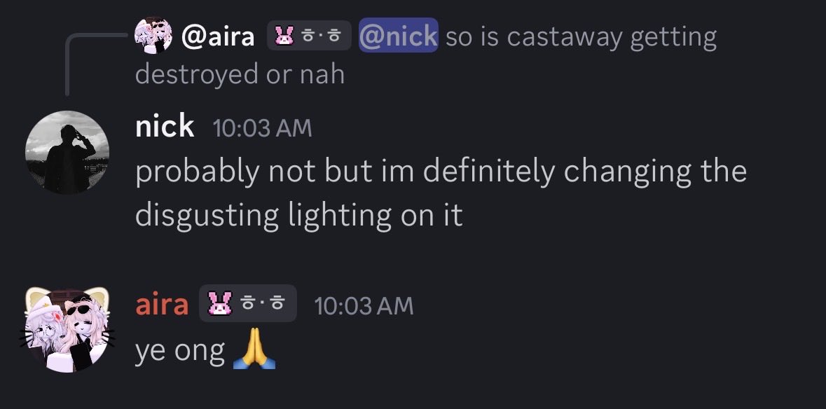 RobloxFisch's tweet image. UPDATE:
Castaway Cliffs will not be removed from #Roblox Fisch, but balancing and lighting changes will be made. Thoughts? ๐