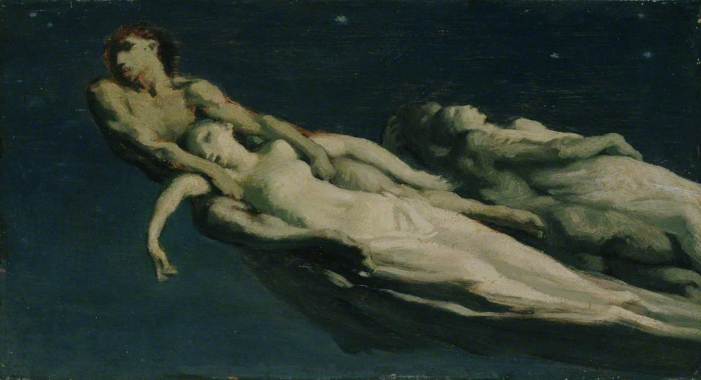 The Shooting Stars (c. 1849) by Jean-Francois Millet