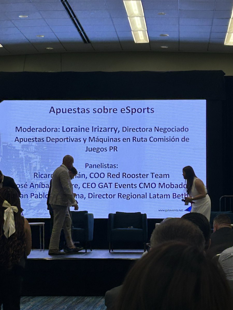 Panel: Apuestas sobre #eSports con Ricardo Román del <a href="/RedRoosterTeam1/">Red Rooster 🐔</a>, José Anibal Carrión CEO de GAT y <a href="/MobadooE/">MobadooEsport</a>  (proveedor de apuestas de eSports) y Juan Pablo Barahona de <a href="/BETBYsportsbook/">BETBY</a> #GATExpo2025 #PuertoRico