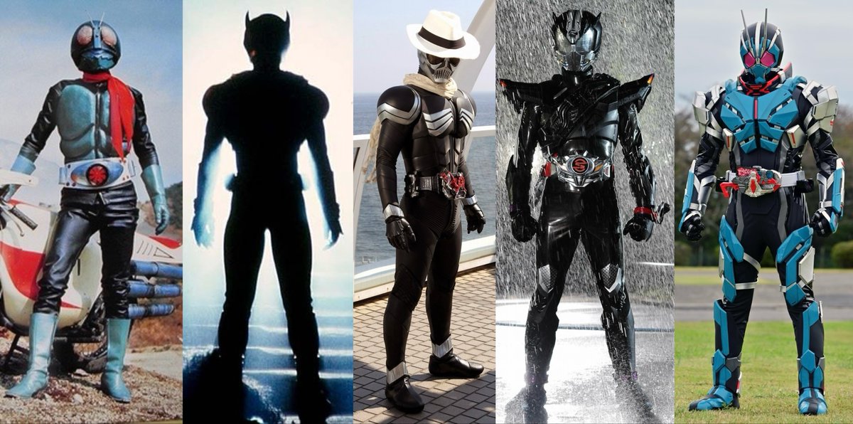 各世界での初代仮面ライダー達
どれもストイック且つ渋くていいんだよね