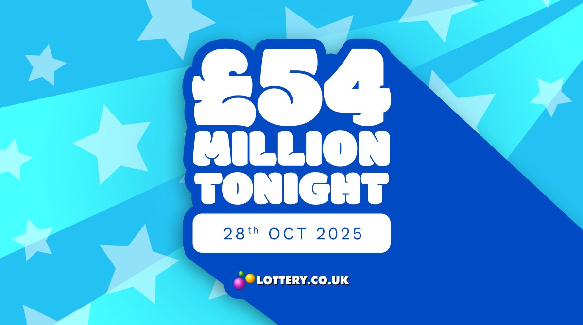 Lottery_UK's tweet photo. Get ready for your chance to win an estimated Β£54M in tonight's #EuroMillions draw! π Who's the first person you'll tell if you win, or would you keep it secret? π€«π
Use our link below to get involved β¨ https://t.co/hUmKjoGfpe
#uklottery #lotteryuk #Tuesday #Tuesdaydraw #uknews #jackpot #winners #luckynumbers #millionaire #euromillions