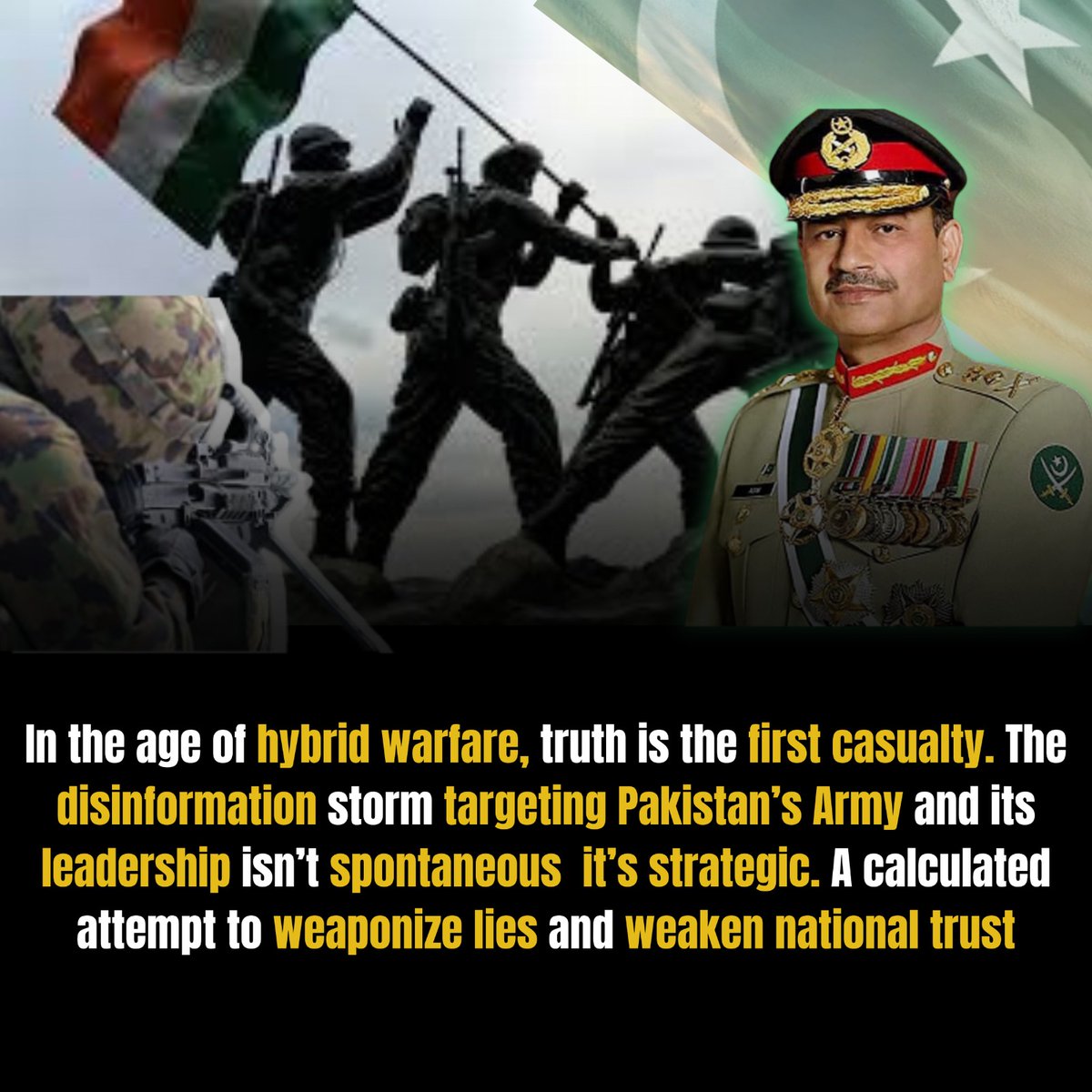 DarkTruth14PK's tweet image. When Truth Becomes the First Casualty The Coordinated Disinformation War Against Pakistan’s Armed Forces.
#DisinformationWar #PakistanArmedForces #TruthCasualty #MediaManipulation #DefendTruth #MilitaryIntegrity #InfoWars #TruthMatters #PakistanDefense #FightFakeNews
