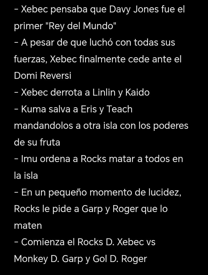 #ONEPIECE1164 PRIMEROS SPOILERS, NO HAY DESCANSO LA PRÓXIMA SEMANA

Gracias a Pew