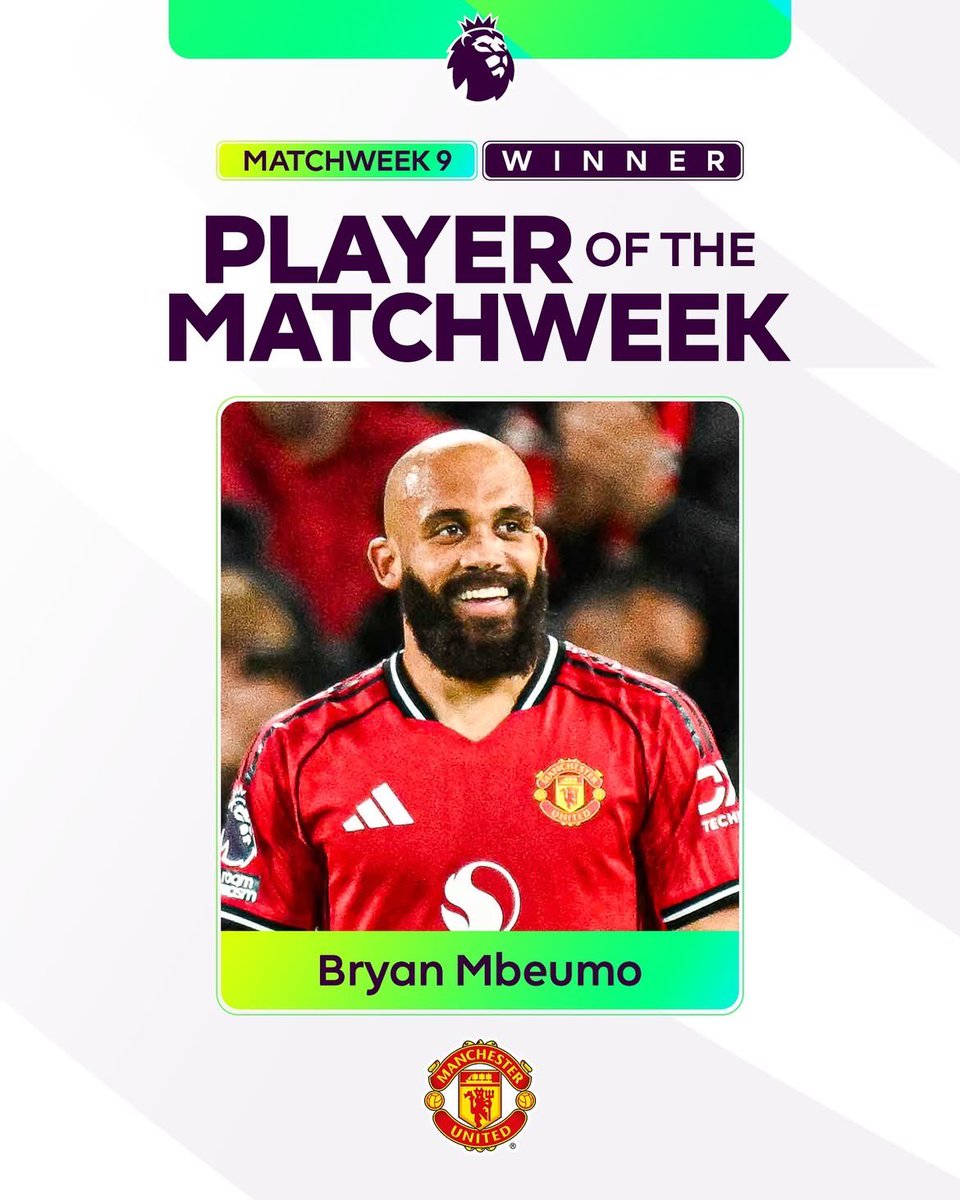🚨🚨| OFFICIAL: Bryan Mbeumo has been voted Premier League Player of the Matchweek.