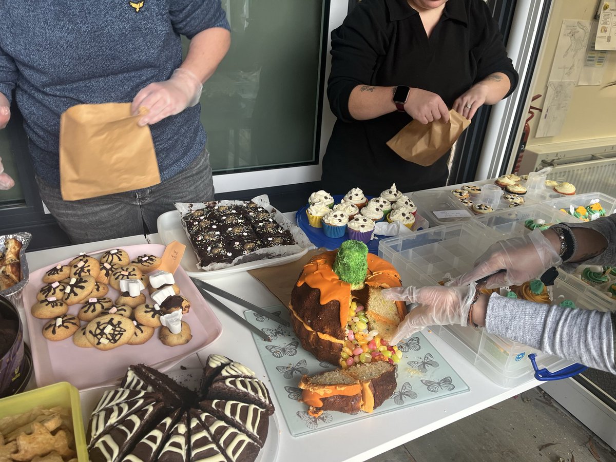 Delicious spooky sweet treats on sale NOW! Thank you to everyone who made donations - it all looks delicious 😋