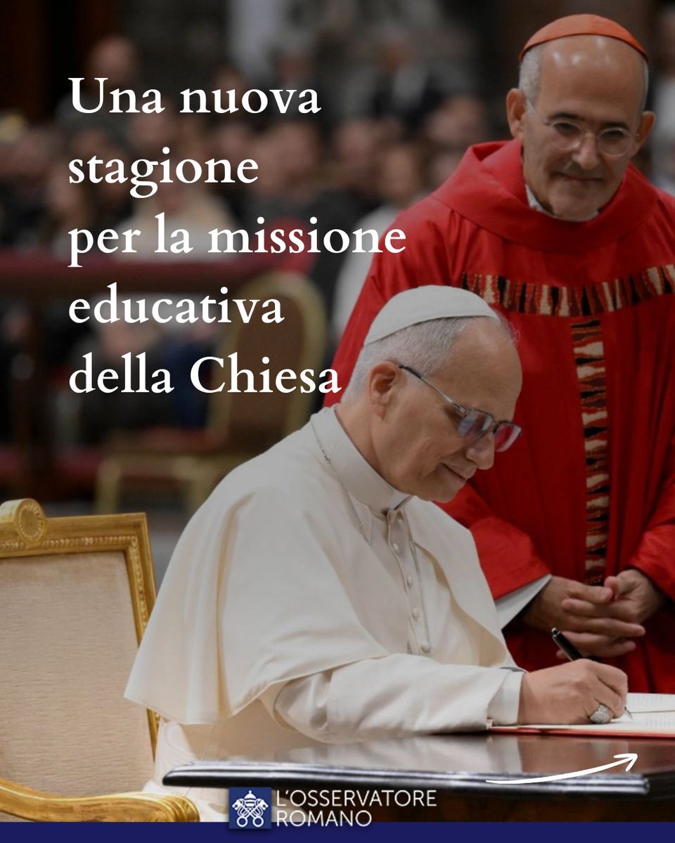 #PapaLeoneXIV #LeoneXIV 
In occasione dell’odierna pubblicazione della Lettera apostolica di Leone XIV «Disegnare nuove mappe di speranza» pubblichiamo il testo di una riflessione di José Tolentino de Mendonça, Paul Tighe e Carlo Maria Polvani
osservatoreromano.va/it/news/2025-1…