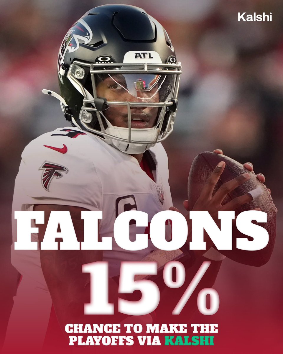 carrielynnxox's tweet image. After the inexcusable loss to Miami, the Falcons now have just a 15% chance to make the playoffs. 

Falcons fam, do you feel like we can still turn things around with 10 games to go?
