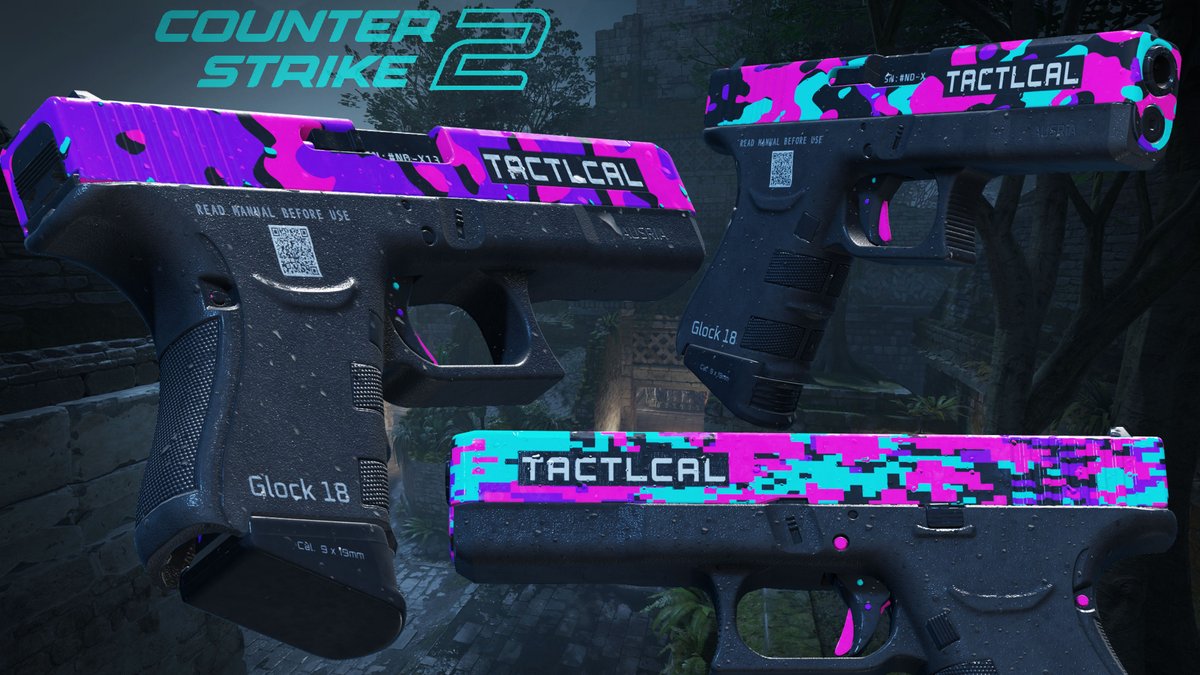 Hello everybody! The Glock-18 has been added to the Neon Night Camouflage Collection for <a href="/CounterStrike/">CS2</a> 

steamcommunity.com/sharedfiles/fi…
 steamcommunity.com/sharedfiles/fi…
steamcommunity.com/sharedfiles/fi…