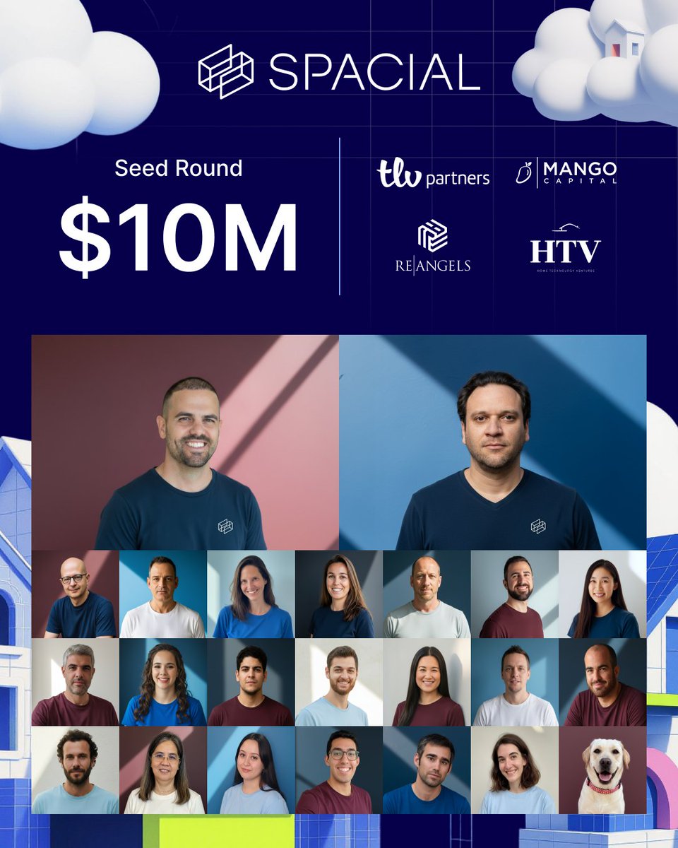 spacial_ai's tweet image. Spacial is proud to announce our $10M seed round led by TLV Partners, Mango Capital, RE Angels, and Home Technology Ventures..

Get the funding story and sign up for self-serve beta access: 
eu1.hubs.ly/H0p9Njs0

#Spacial #Seed #ConstructionTech #AI #PropTech