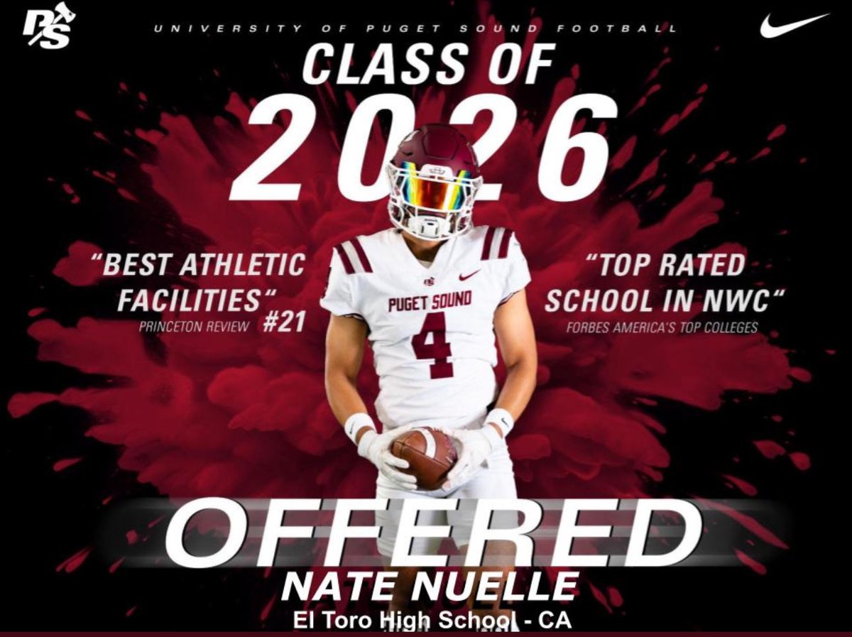 natenuelle's tweet image. Thank you to @LOGGER_LBCOACH for the official offer to the University of Puget Sound. Truly blessed. @jeffthomas4 @CoachLofthouse @ETfootball1 @coachjohnNCSA @ocvarsityguy @ocvarsity @CoachJustinDanh
