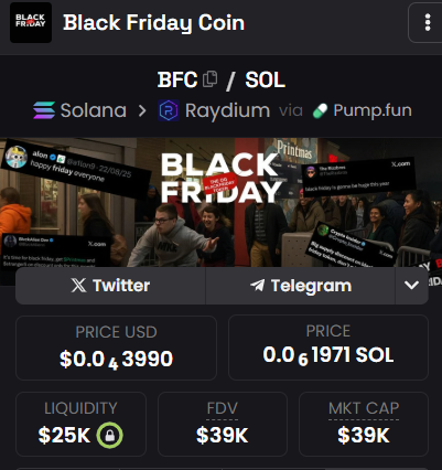 <a href="/BSCGemsAlert/">🚨BSC Gems Alert🚨</a> <a href="/SANTATOKENSOL2/">SANTA</a> While you Grab your Halloween pumpkins on Black Friday!!! 🚨📷@Crvpto_Insider and I are going crazy about the $BFC
<a href="/BlvckFridayCoin/">Black Friday Coin</a>
Launch was wild asf, Shyt is getting real as we get closer to the date.... Don't be late 📷TG:t.me/blackfridaycoi…