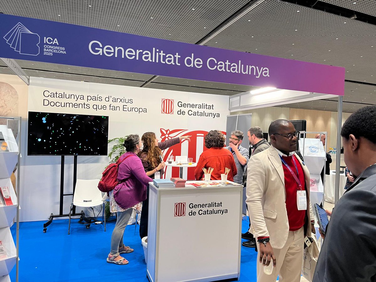 acgarraf's tweet image. 🎉 L’Arxiu Comarcal del Garraf és present al @ICABcn2025 que se celebra aquests dies a Barcelona! Una gran oportunitat per compartir experiències i coneixement amb professionals d’arxius d’arreu del món. 🌍📚 #Arxius #Xac #ICA2025
